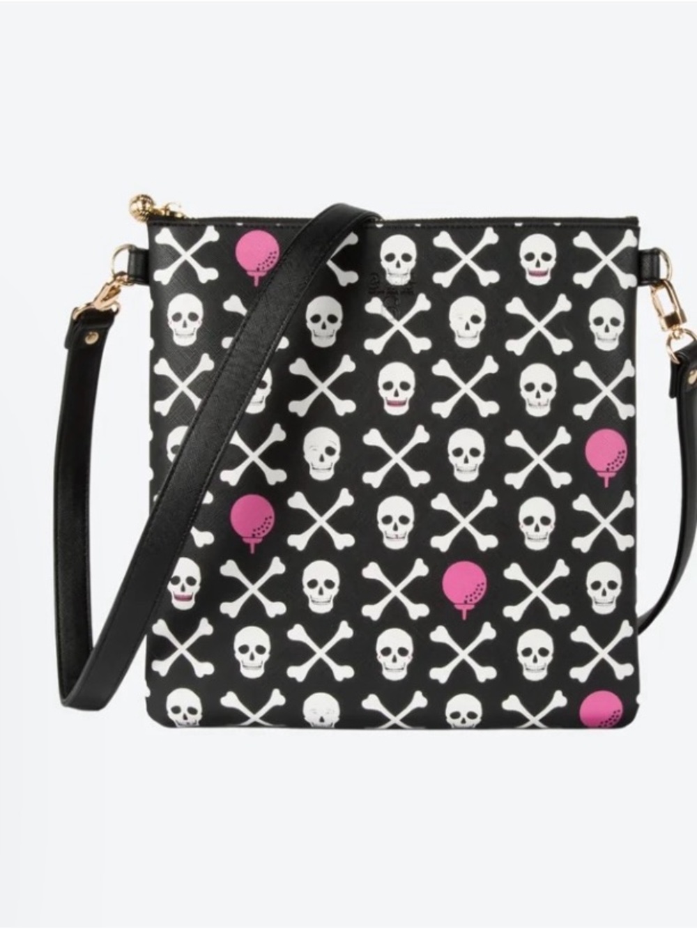 OTG skull & golf crossbody bag.